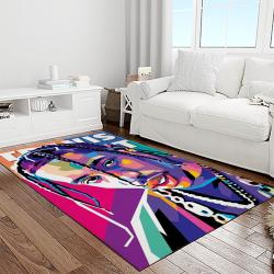 travis scott rapper hiphop music retangle carpet area rug home decor best gift for fan and friends light room tst38