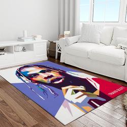 travis scott rapper hiphop music retangle carpet area rug home decor best gift for fan and friends light room tst39