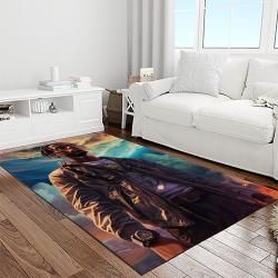 travis scott rapper hiphop music retangle carpet area rug home decor best gift for fan and friends light room tst43