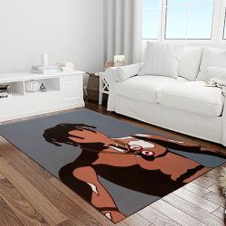 travis scott rapper hiphop music retangle carpet area rug home decor best gift for fan and friends light room tst50