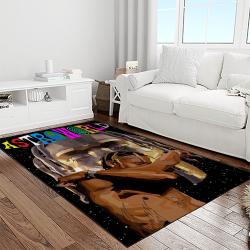 travis scott rapper hiphop music retangle carpet area rug home decor best gift for fan and friends light room tst7