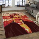 tupac shakur rapper hiphop music rap carpet area rug home decor gift for fans gift for friends dark room ts16
