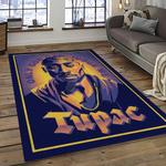 tupac shakur rapper hiphop music rap carpet area rug home decor gift for fans gift for friends dark room ts18