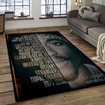 tupac shakur rapper hiphop music rap carpet area rug home decor gift for fans gift for friends dark room ts19