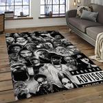 tupac shakur rapper hiphop music rap carpet area rug home decor gift for fans gift for friends dark room ts2