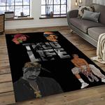 tupac shakur rapper hiphop music rap carpet area rug home decor gift for fans gift for friends dark room ts20
