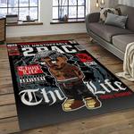 tupac shakur rapper hiphop music rap carpet area rug home decor gift for fans gift for friends dark room ts21