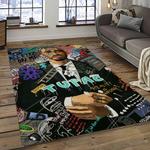 tupac shakur rapper hiphop music rap carpet area rug home decor gift for fans gift for friends dark room ts29