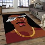 tupac shakur rapper hiphop music rap carpet area rug home decor gift for fans gift for friends dark room ts34