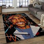 tupac shakur rapper hiphop music rap carpet area rug home decor gift for fans gift for friends dark room ts35
