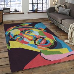 Tupac Shakur Rapper Hiphop Music Rap Carpet Area Rug Home Decor Gift For Fans Gift For Friends TS44