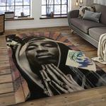 tupac shakur rapper hiphop music rap carpet area rug home decor gift for fans gift for friends dark room ts48
