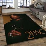tupac shakur rapper hiphop music rap carpet area rug home decor gift for fans gift for friends dark room ts53