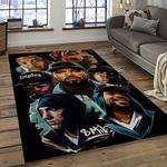 tupac shakur rapper hiphop music rap carpet area rug home decor gift for fans gift for friends dark room ts54