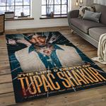 tupac shakur rapper hiphop music rap carpet area rug home decor gift for fans gift for friends dark room ts8