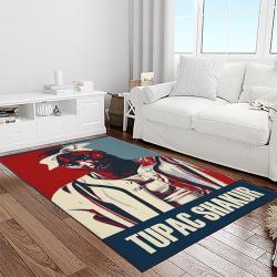 tupac shakur rapper hiphop music rap carpet area rug home decor gift for fans gift for friends light room ts1