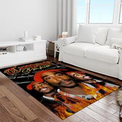 tupac shakur rapper hiphop music rap carpet area rug home decor gift for fans gift for friends light room ts10