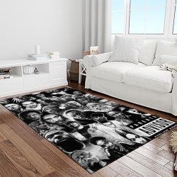 tupac shakur rapper hiphop music rap carpet area rug home decor gift for fans gift for friends light room ts2