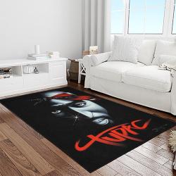 tupac shakur rapper hiphop music rap carpet area rug home decor gift for fans gift for friends light room ts24