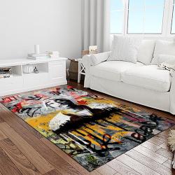 tupac shakur rapper hiphop music rap carpet area rug home decor gift for fans gift for friends light room ts28