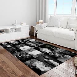tupac shakur rapper hiphop music rap carpet area rug home decor gift for fans gift for friends light room ts3