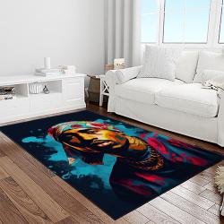 tupac shakur rapper hiphop music rap carpet area rug home decor gift for fans gift for friends light room ts30