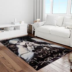 tupac shakur rapper hiphop music rap carpet area rug home decor gift for fans gift for friends light room ts33