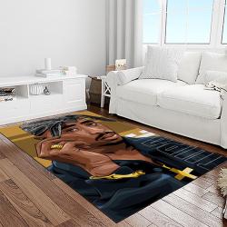 tupac shakur rapper hiphop music rap carpet area rug home decor gift for fans gift for friends light room ts37