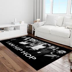 tupac shakur rapper hiphop music rap carpet area rug home decor gift for fans gift for friends light room ts4