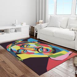 tupac shakur rapper hiphop music rap carpet area rug home decor gift for fans gift for friends light room ts44