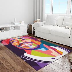 tupac shakur rapper hiphop music rap carpet area rug home decor gift for fans gift for friends light room ts46