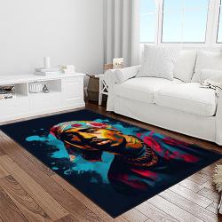 tupac shakur rapper hiphop music rap carpet area rug home decor gift for fans gift for friends light room ts50