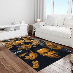 tupac shakur rapper hiphop music rap carpet area rug home decor gift for fans gift for friends light room ts55