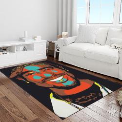 tupac shakur rapper hiphop music rap carpet area rug home decor gift for fans gift for friends light room ts9