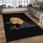 zach bryan country rock music retangle carpet area rug home decor best gift for fan and friends dark room zb3