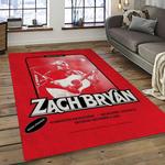 zach bryan country rock music retangle carpet area rug home decor best gift for fan and friends dark room zb35