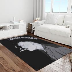 zach bryan country rock music retangle carpet area rug home decor best gift for fan and friends light room zb15