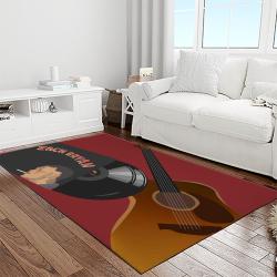 zach bryan country rock music retangle carpet area rug home decor best gift for fan and friends light room zb24
