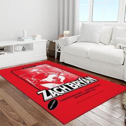 zach bryan country rock music retangle carpet area rug home decor best gift for fan and friends light room zb35