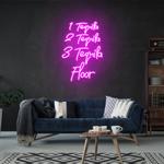 1 tequila 2 tequila 3 tequila floor led neon sign light 0