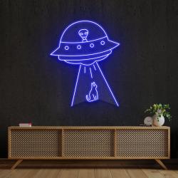 alien spaceship led neon sign light 1