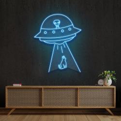 alien spaceship led neon sign light 3
