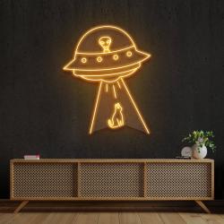 alien spaceship led neon sign light 4