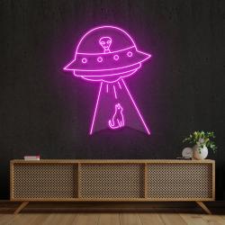 alien spaceship led neon sign light 5