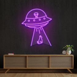 alien spaceship led neon sign light 6