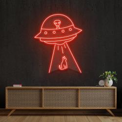 alien spaceship led neon sign light 7