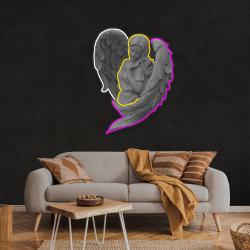 angel artwork led neon sign light 1
