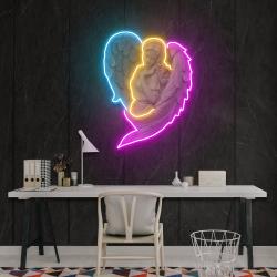 angel artwork led neon sign light 2