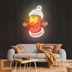 angry fire hydrant artwork led neon sign light 0