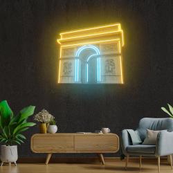 arc de triomphe neon artwork led neon sign light 2